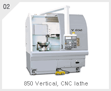 850 Vertical, CNC lathe